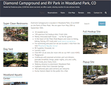 Tablet Screenshot of diamondrvpark.com